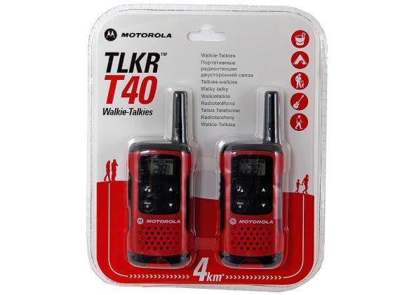 

Радиостанция Motorola TLKR-T40 красный/черный