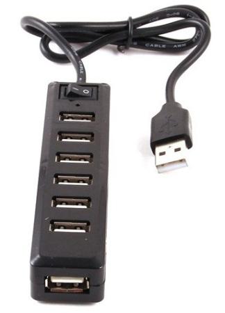 

Разветвитель USB на 7 портов черный REXANT