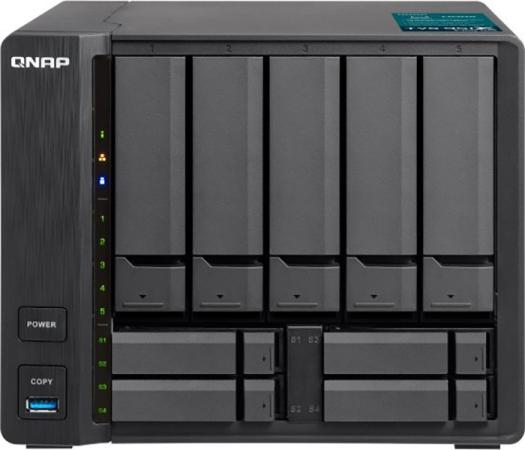 SMB QNAP TVS-951X 9-Bay NAS, Intel Celeron 3865U dual-core 1.8 GHz , 8GB DDR4 (2 x 4GB) SODIMM RAM ( 2 slots, max 32GB), 5 x 3.5" and 4 x 2.5" drive slots, 1 x 10GbE NBASE-T LAN, 1 x GbE LAN, 1 x HDMI v1.4b, 3 x USB 3.0, hardware encryption, spesker, max
SMB QNAP TVS-951X 9-Bay NAS, Intel Celeron 3865U dual-core 1.8 GHz , 8GB DDR4 (2 x 4GB) SODIMM RAM ( 2 slots, max 32GB), 5 x 3.5" and 4 x 2.5" drive slots, 1 x 10GbE NBASE-T LAN, 1 x GbE LAN, 1 x HDMI v1.4b, 3 x USB 3.0, hardware encryption, spesker, max