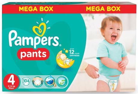 Подгузники-трусики КОМПЛЕКТ 104 шт., PAMPERS (Памперс) Active Baby Pants, размер 4 (9-14 кг)
Подгузники-трусики КОМПЛЕКТ 104 шт., PAMPERS (Памперс) Active Baby Pants, размер 4 (9-14 кг)