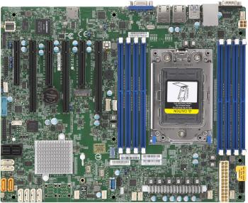 Плата материнская SuperMicro MB Single AMD EPYC™ 7000-Series/Up to 1TB Registered ECC/3 PCI-E 3.0 x16, 3 PCI-E 3.0 x8/8 SATA 3.0/1 M.2/Dual LAN Ports/IPMI