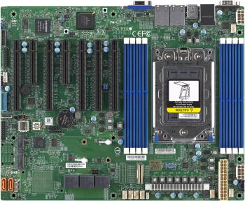 Материнская плата SuperMicro MBD-H12SSL-I-B Intelligent Platform Management Interface, Single AMD EPYC™ 7003/7002 Series Processor,2TB Registered ECC DDR4 3200MHz SDRAM in 8 DIMMs,5 PCI-E 4.0 x16,2 PCI-E 4.0 x8,8 SATA3, 2 M.2