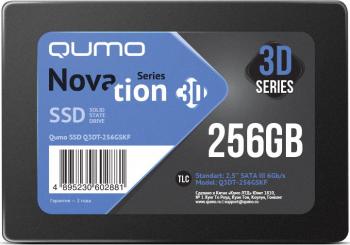 Твердотельный накопитель SSD 2.5" 256 Gb QUMO Novation Read 530Mb/s Write 450Mb/s 3D NAND TLC