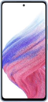 Смартфон Samsung SM-A536E Galaxy A53 5G 256Gb 8Gb небесно-голубой моноблок 3G 4G 2Sim 6.5" 1080x2400 Android 12 64Mpix 802.11 a/b/g/n/ac NFC GPS GSM900/1800 GSM1900 Ptotect microSD max1024Gb