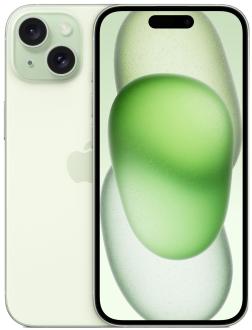 Смартфон Apple A3092 iPhone 15 128Gb салатовый моноблок 3G 4G 6.1" iOS 17 802.11 a/b/g/n/ac/ax NFC GPS