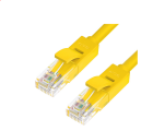 Патч-корд UTP 5E категории 0.5м Greenconnect GCR-LNC02-0.5m литой желтый