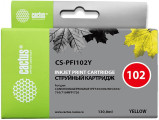 Картридж Cactus CS-PFI102Y для Canon IP iPF500/iPF600/iPF700/MFP M40/iPF765/LP17/LP24 желтый