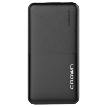 

Crown Зарядное устройство CMPB-604 black (power bank, 10000 mAh, Li-Pol, вход: micro-USB-5В/2А; выход: USB-5В/2А