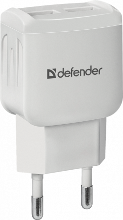 

Defender Сетевой адаптер 2xUSB, 2.1А , белый (UPA-22) (83580)