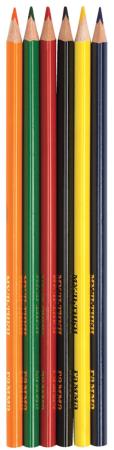 Набор цветных карандашей Гамма Мультики 6 шт 174 мм 181468