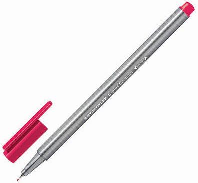 

Ручка капиллярная STAEDTLER "Triplus Fineliner", БОРДОВАЯ, трехгранная, линия письма 0,3 мм, 334-23