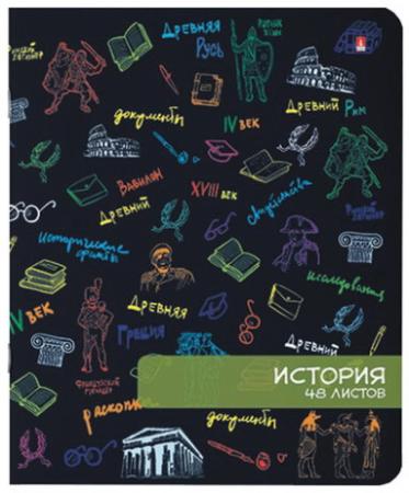 

Тетрадь предметная ЯРКОЕ НАСТРОЕНИЕ 48 л., TWIN лак, ИСТОРИЯ, клетка, АЛЬТ, 7-48-991/04