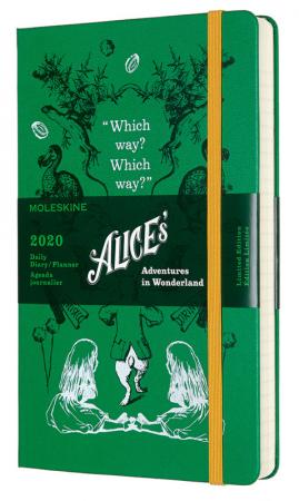 

Ежедневник Moleskine ALICE IN WONDERLAND 130х210мм 400стр. зеленый