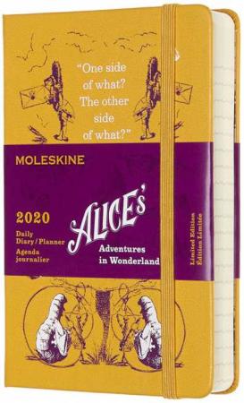 

Ежедневник Moleskine ALICE IN WONDERLAND Pocket 90x140мм 400стр. желтый