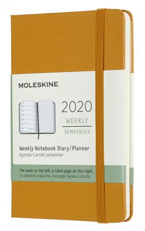 

Еженедельник Moleskine CLASSIC WKNT Pocket 90x140мм 144стр. желтая спелая дыня