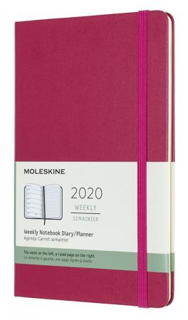 

Еженедельник Moleskine CLASSIC WKNT Large 130х210мм 144стр. фуксия