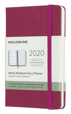 

Еженедельник Moleskine CLASSIC WKNT Pocket 90x140мм 144стр. фуксия