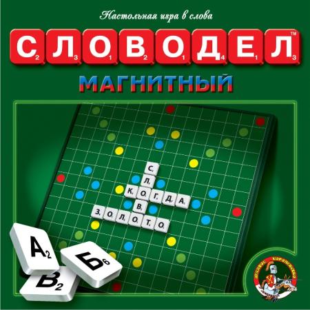 

Настольная игра логическая best toys "Словодел магнитный"