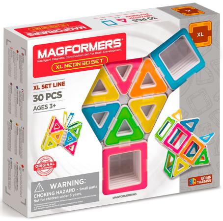 

Магнитный конструктор Magformers XL Neon 30 set 30 элементов