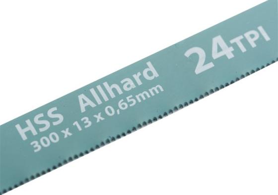 Полотна для ножовки по металлу, 300 мм, 24TPI, HSS, 2 шт.// Gross
