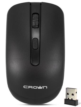 

Мышь беспроводная Crown CMM-336W чёрный USB