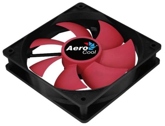 Вентилятор Aerocool Force 12 Red, 120x120x25мм, 1000 об./мин., разъем MOLEX 4-PIN + 3-PIN, 23.7 dBA