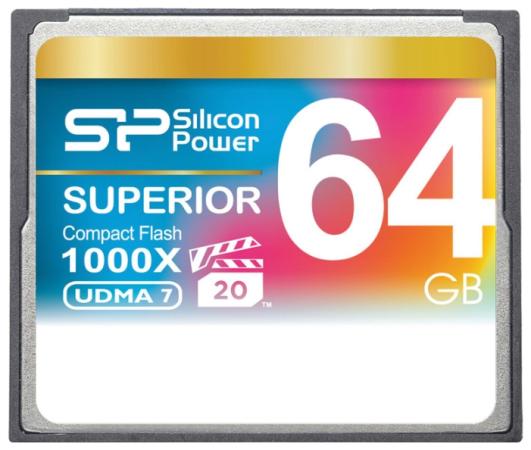 Флеш карта CF 64GB Silicon Power, 1000X