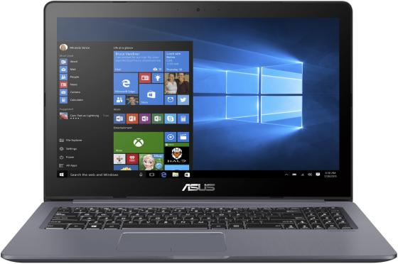 

ASUS N580GD-DM379R 15.6"(1920x1080 (матовый))/Intel Core i7 8750H(2.2Ghz)/16384Mb/1000+256SSDGb/noDVD/Ext:nVidia GeForce GTX1050(2048Mb)/Cam/BT/WiFi/war 1y/1.99kg/grey/W10Pro