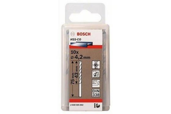 

Bosch 2608585882 10 HSS-CO СВЕРЛ 4.2ММ