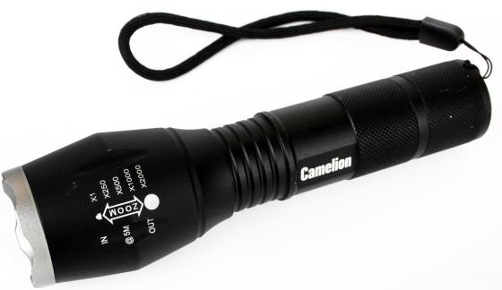 

Camelion LED5130 (фонарь, черный, LED XML-T6, ZOOM, 5 реж 3XLR03 в компл., алюм.,откр. блис)