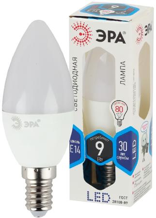 ЭРА Б0027970 Светодиодная лампа свеча LED smd B35-9w-840-E14
