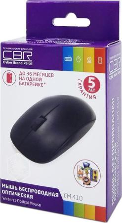 Мышь CBR CM 410 Blue USB(Radio) оптическая, 1000 dpi, 3 кнопки и колесо прокрутки