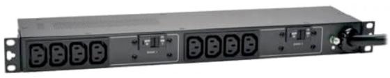 7.4kW Single-Phase 230V Basic PDU, 10 C13 Outlets, IEC 309 32A Blue Input, 3.6 m Cord, 1U Rack-Mount