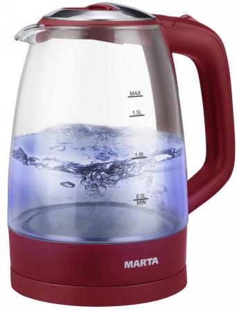 

MARTA MT-1097 Vn/Gt Чайник бордовый гранат