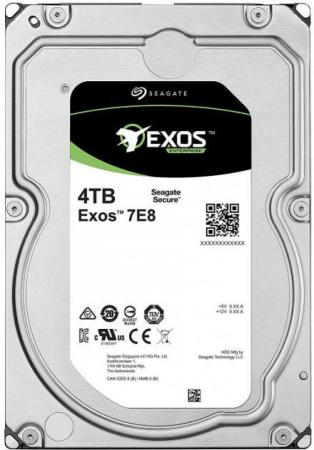 Жесткий диск 3.5" 4 Tb 7200 rpm 128 Mb cache Seagate Exos 7E8 SATA III 6 Gb/s ST4000NM000A