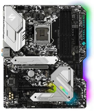 

Материнская плата ASRock Z390 STEEL LEGEND Socket 1151 v2 Z390 4xDDR4 2xPCI-E 16x 3xPCI-E 1x 6 ATX Retail