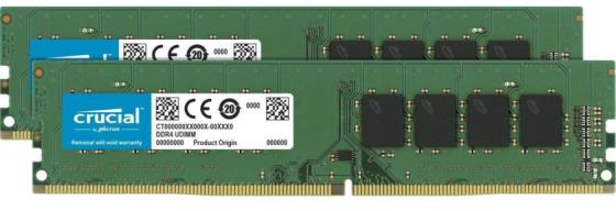 

Память DDR4 2x4Gb 2666MHz Crucial CT2K4G4DFS6266 RTL PC4-21300 CL22 DIMM 288-pin 1.2В kit single rank