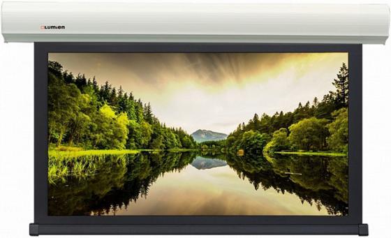 

[LMBC-100106] Экран с электроприводом Lumien Master Business Control 160х256 см (119") Matte White чёрн. кайма по периметру, цвет корпуса белый 16:10. В комплекте триггер., RS232, IR, RF управл.