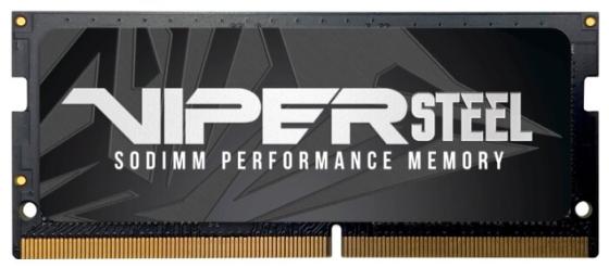 Оперативная память для компьютера 16Gb (1x16Gb) PC4-19200 2400MHz DDR4 SO-DIMM CL15 Patriot Viper Steel PVS416G240C5S