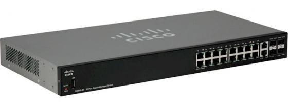 

Коммутатор [SG350-20-K9-EU] Cisco SB SG350-20 20-port Gigabit Managed Switch