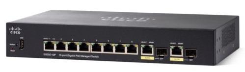 Коммутатор [SG350-10-K9-EU] Cisco SB SG350-10 10-port Gigabit Managed Switch