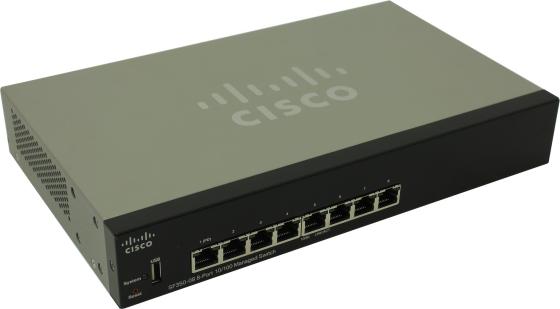 Коммутатор [SF350-08-K9-EU] Cisco SB SF350-08 8-port 10/100 Managed Switch