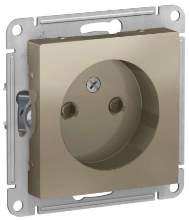 

Механизм розетки SCHNEIDER ELECTRIC ATN000549 1-м сп atlas design без заземл. защ. шторки 16а шамп