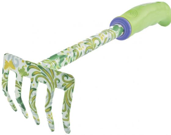 Грабли, пластиковая рукоятка, Flower Green// Palisad