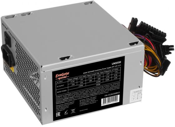 

Exegate ES282068RUS Блок питания 550W ExeGate Special UNS550, ATX, 12cm fan, 24p+4p, 6/8p PCI-E, 3*SATA, 2*IDE, FDD