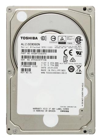 Жесткий диск Toshiba SAS 3.0 600Gb AL15SEB060N (10500rpm) 128Mb 2.5 жесткий диск toshiba enterprise 600gb al15seb060n