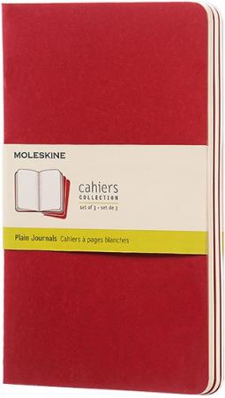 Блокнот Moleskine CAHIER SUBJECT CH5STNB02 A4 обложка картон 192стр. линейка мягкая обложка черный/красный