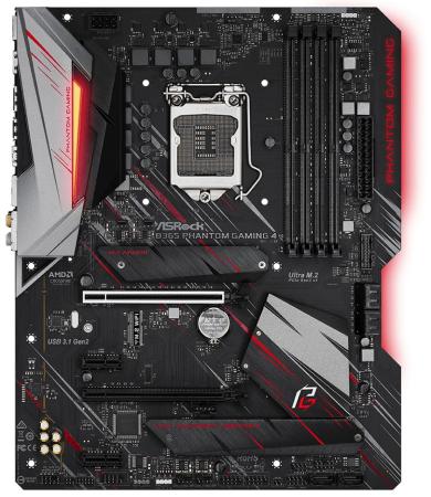 

Материнская плата ASRock B365 PHANTOM GAMING 4 Socket 1151 v2 B365 4xDDR4 2xPCI-E 16x 2xPCI-E 1x 6 ATX Retail