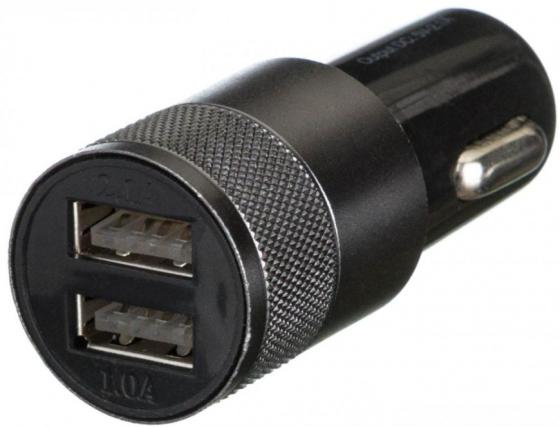 Автомобильное зарядное устройство Red Line C20 2.1A 2 х USB черный 453436