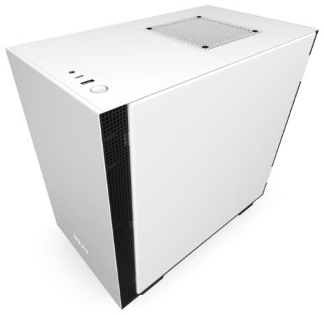 

Корпус mini-ITX NZXT H210 Без БП белый чёрный CA-H210B-W1